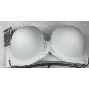 Maidenform Strapless Lift Bra Underwire White Size 38D NEW